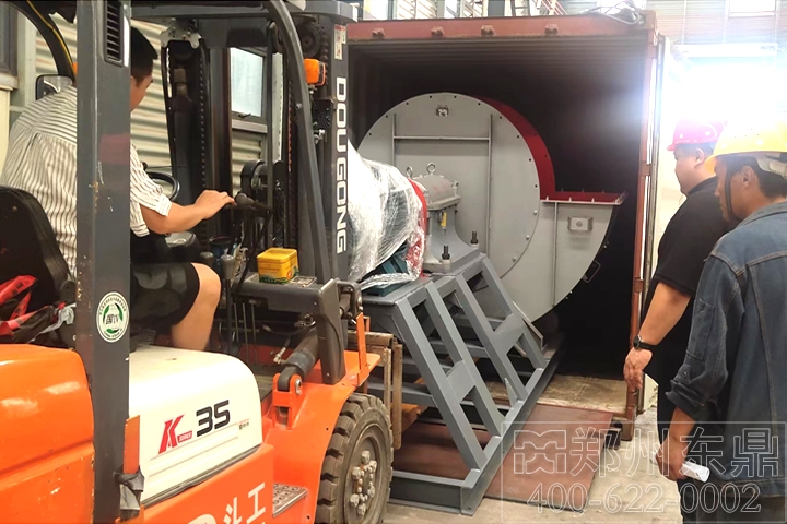 备货完毕印尼生活垃圾烘干机项目安排装箱发货